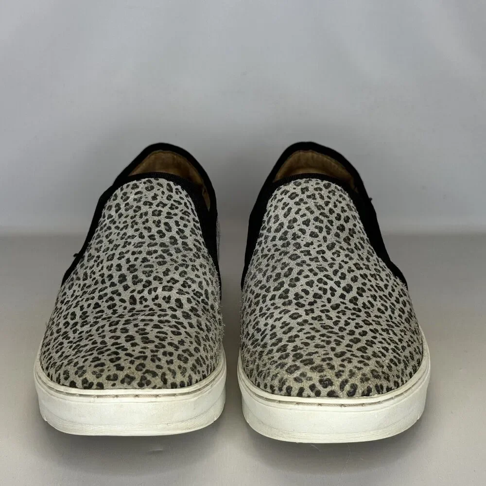 Nurse Mates Adela Womens Shoes Size 7 M Leopard Print‎ Slip Resistant Slip On